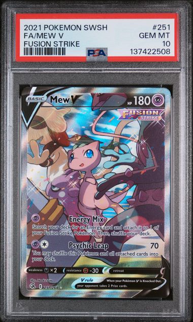 2021 FA/MEW V #251 PSA 10 (front)