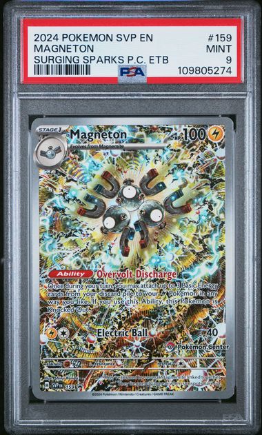 2024 MAGNETON #159 PSA 9 (front)