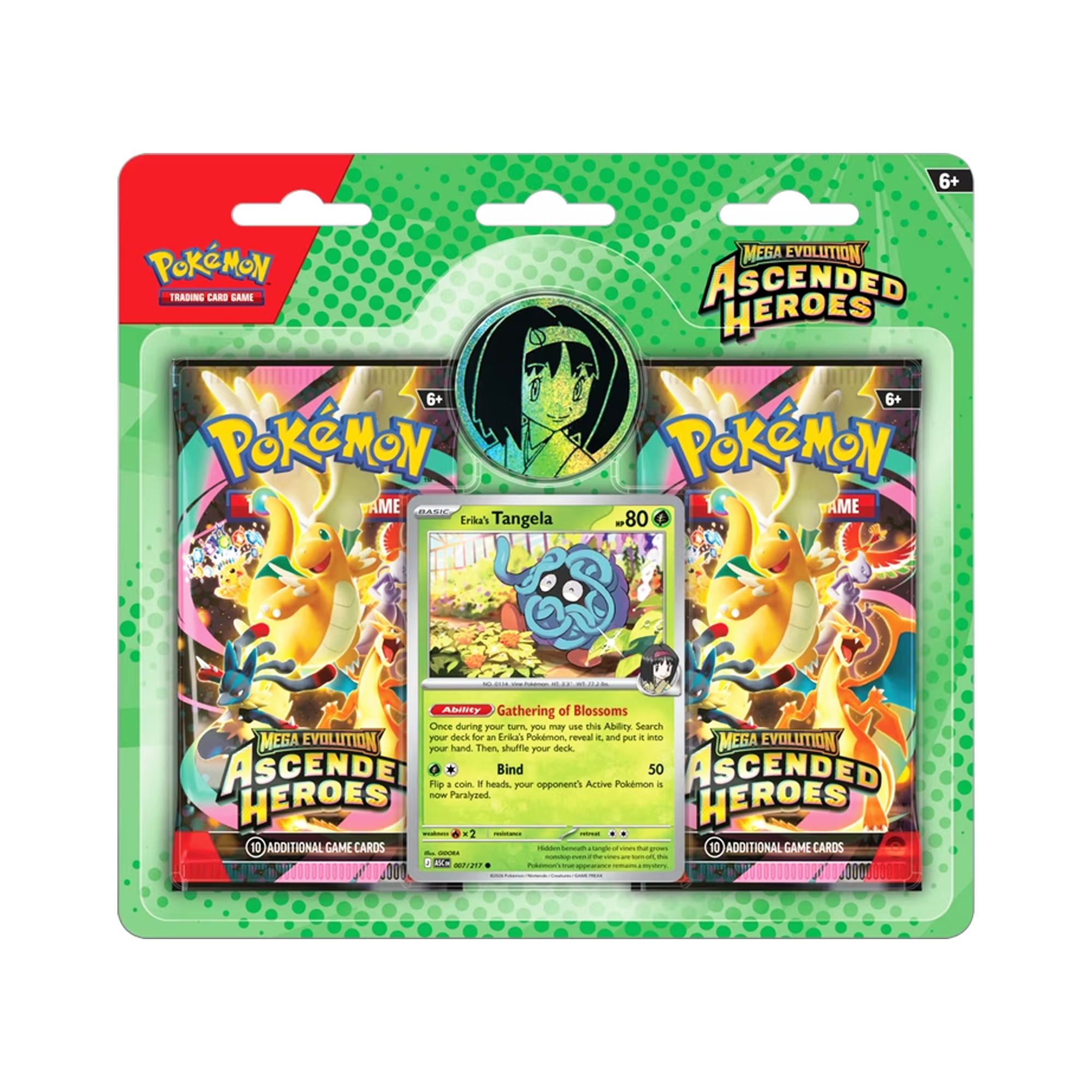 Ascended Heroes Erika/Larry 2-Pack Blister – Evolve Card Shop