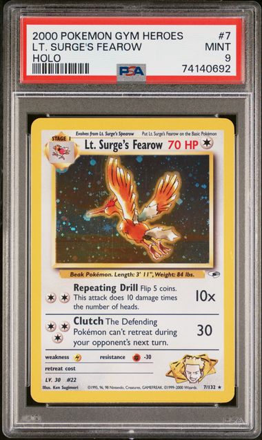 2000 LT. SURGE'S FEAROW #7 PSA 9 (front)