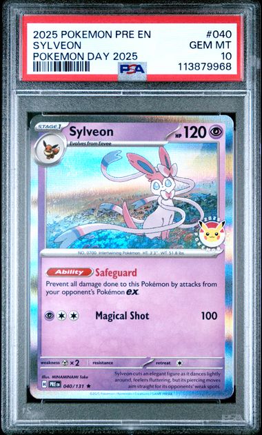 2025 SYLVEON #040 PSA 10 (front)