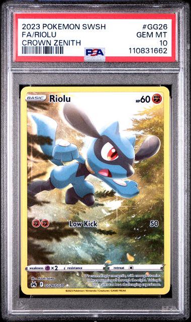 2023 FA/RIOLU #GG26 PSA 10 (front)