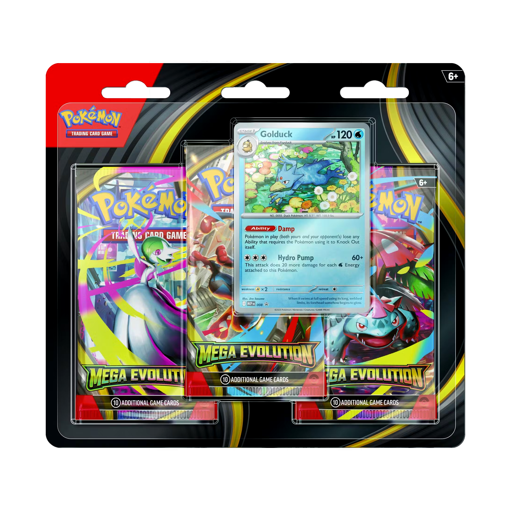 Mega Evolution 3 Pack Blister – Evolve Card Shop