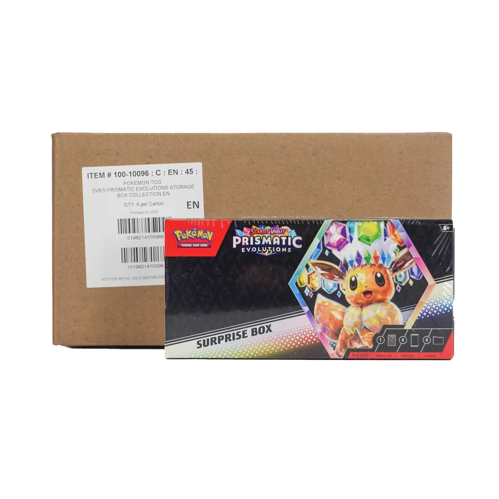 Prismatic Evolutions Surprise 6-Box Case Evolve Card Shop Prismatic Evolutions Surprise 6-Box Case Evolve Card Shop
