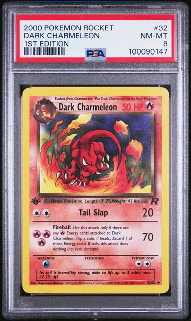 2000 DARK CHARMELEON #32 PSA 8 (front)