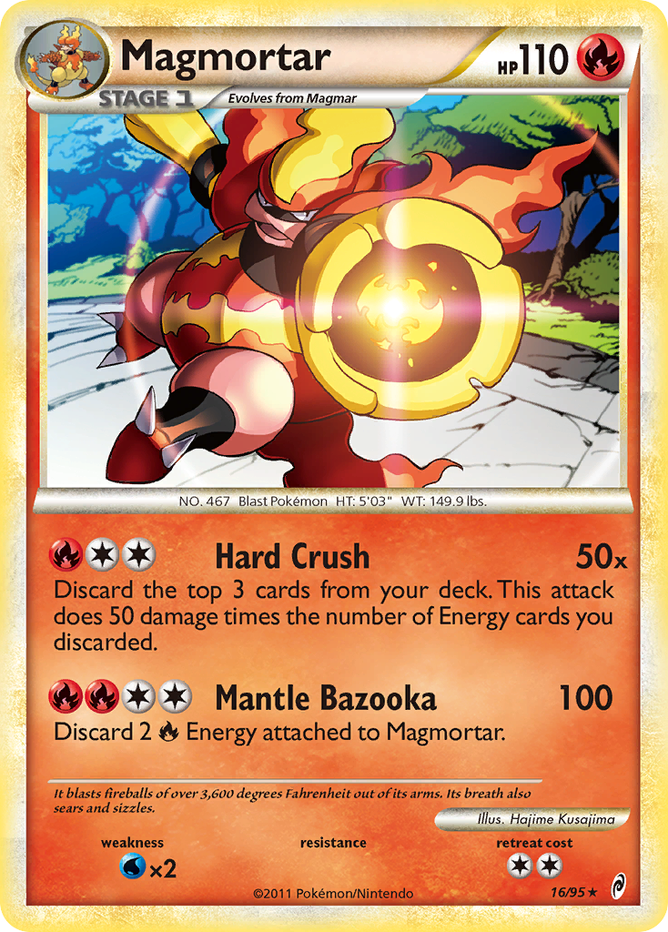 2009 Magmortar #6/147 CGC 7 (stock image — not the actual card)
