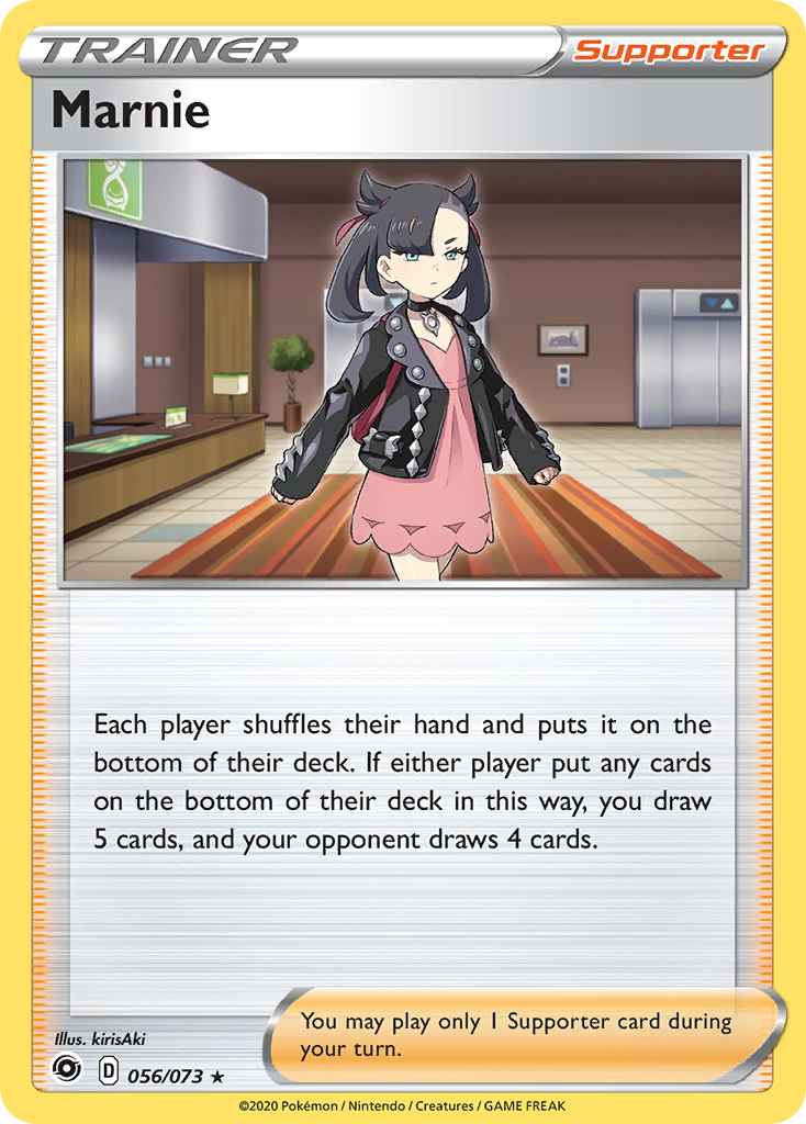 2020 FA/MARNIE #198 PSA 9 (stock image — not the actual card)