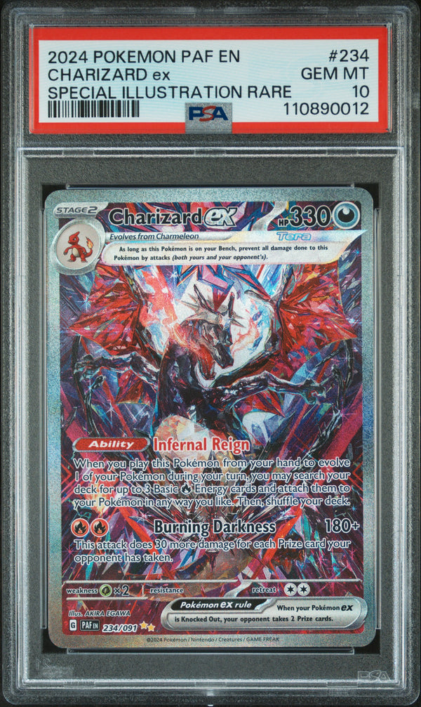 2024 CHARIZARD ex #234 PSA 10 (front)