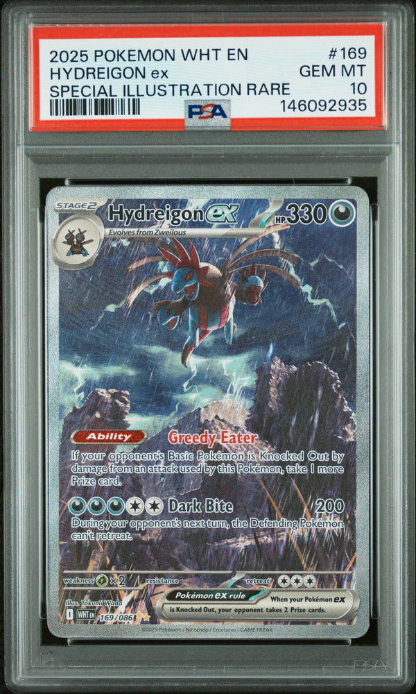 2025 HYDREIGON ex #169 PSA 10 (front)