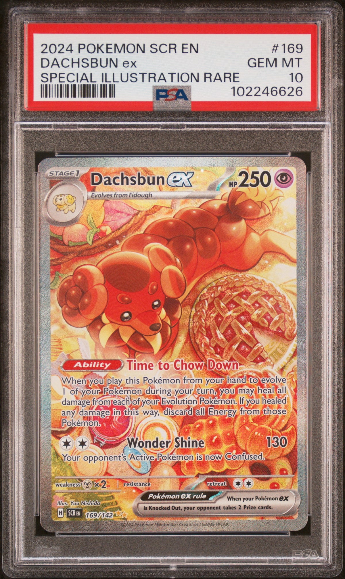 2024 DACHSBUN ex #169 PSA 10 (front)