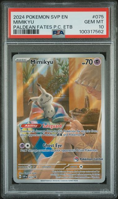 2024 MIMIKYU #075 PSA 10 (front)