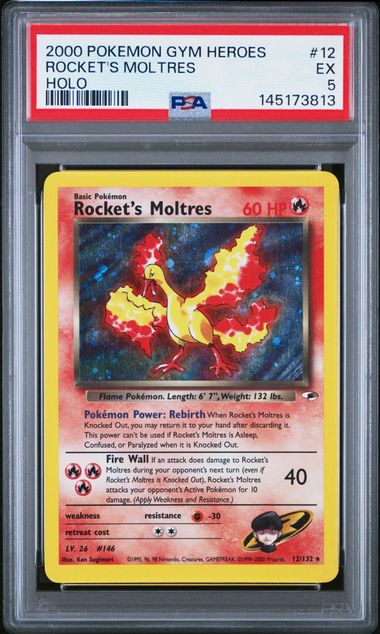 2000 ROCKET'S MOLTRES #12 PSA 5 (front)