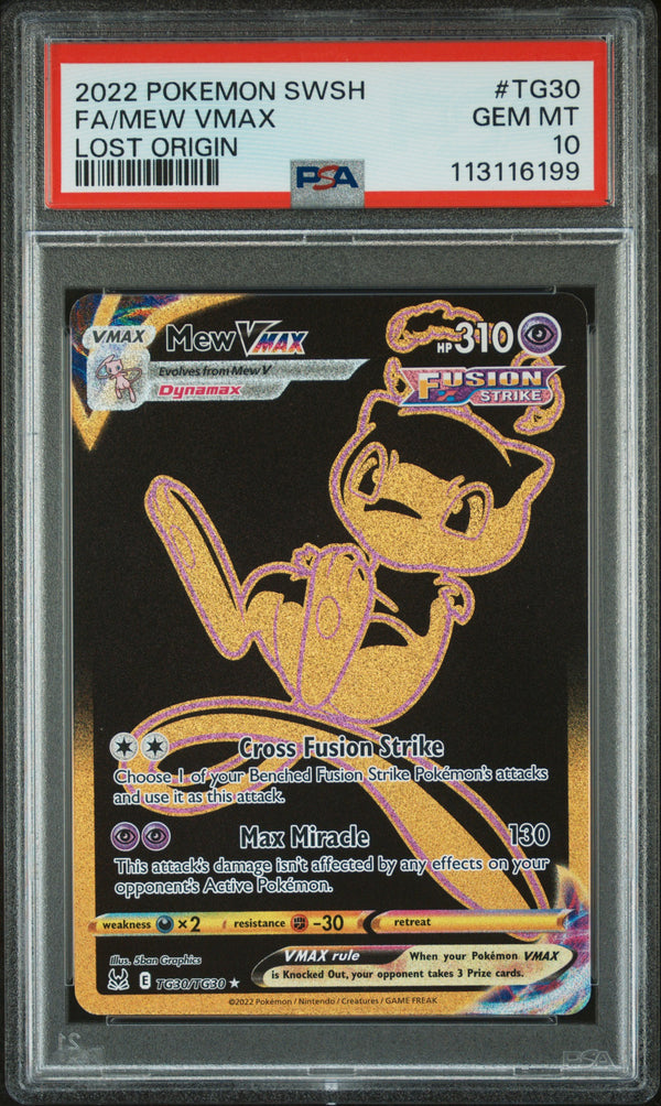 2022 FA/MEW VMAX #TG30 PSA 10 (front)