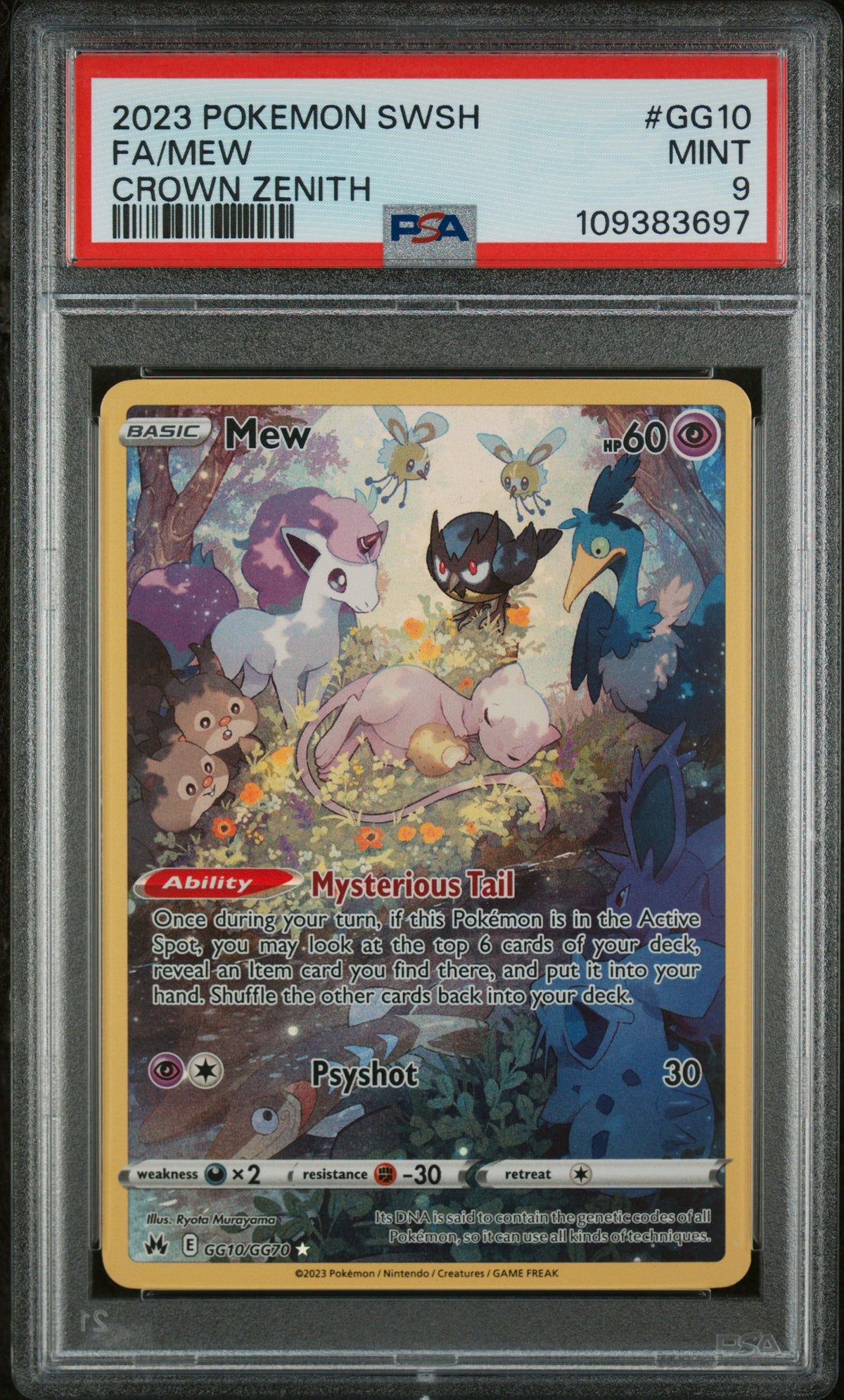 2023 FA/MEW #GG10 PSA 9 (front)
