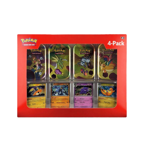 151 4 Mini Tins + 4 Promo Cards Sam's Club Bundle