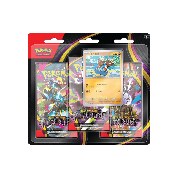 Pitch Black 3 Pack Blister