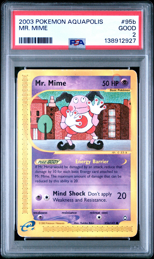 2003 MR. MIME #95b PSA 2 (front)