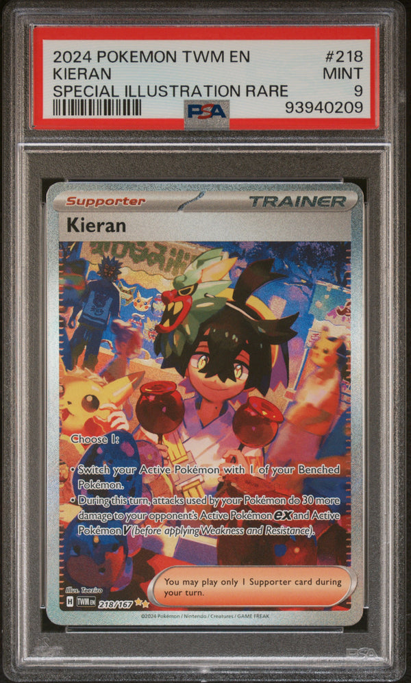 2024 KIERAN #218 PSA 9 (front)