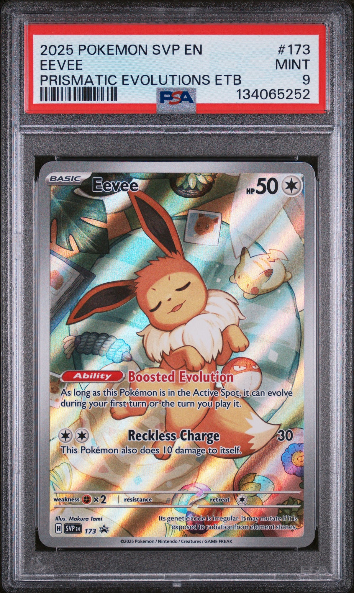 2025 EEVEE #173 PSA 9 (front)