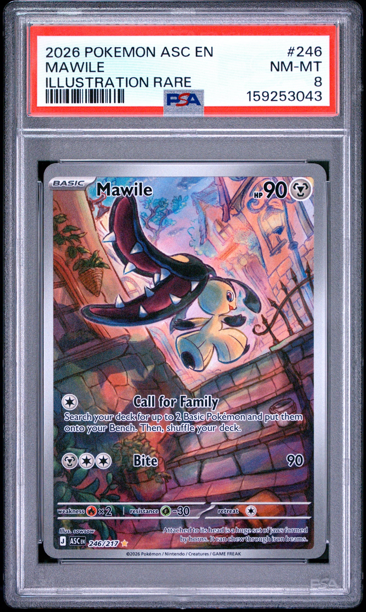 2026 MAWILE #246 PSA 8 (front)