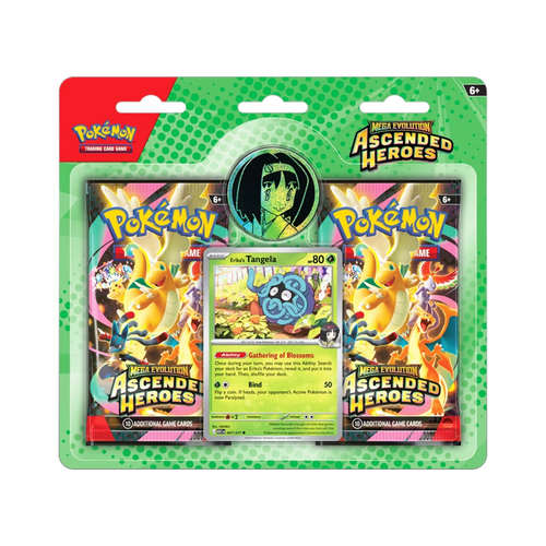 Ascended Heroes Erika/Larry 2-Pack Blister – Evolve Card Shop