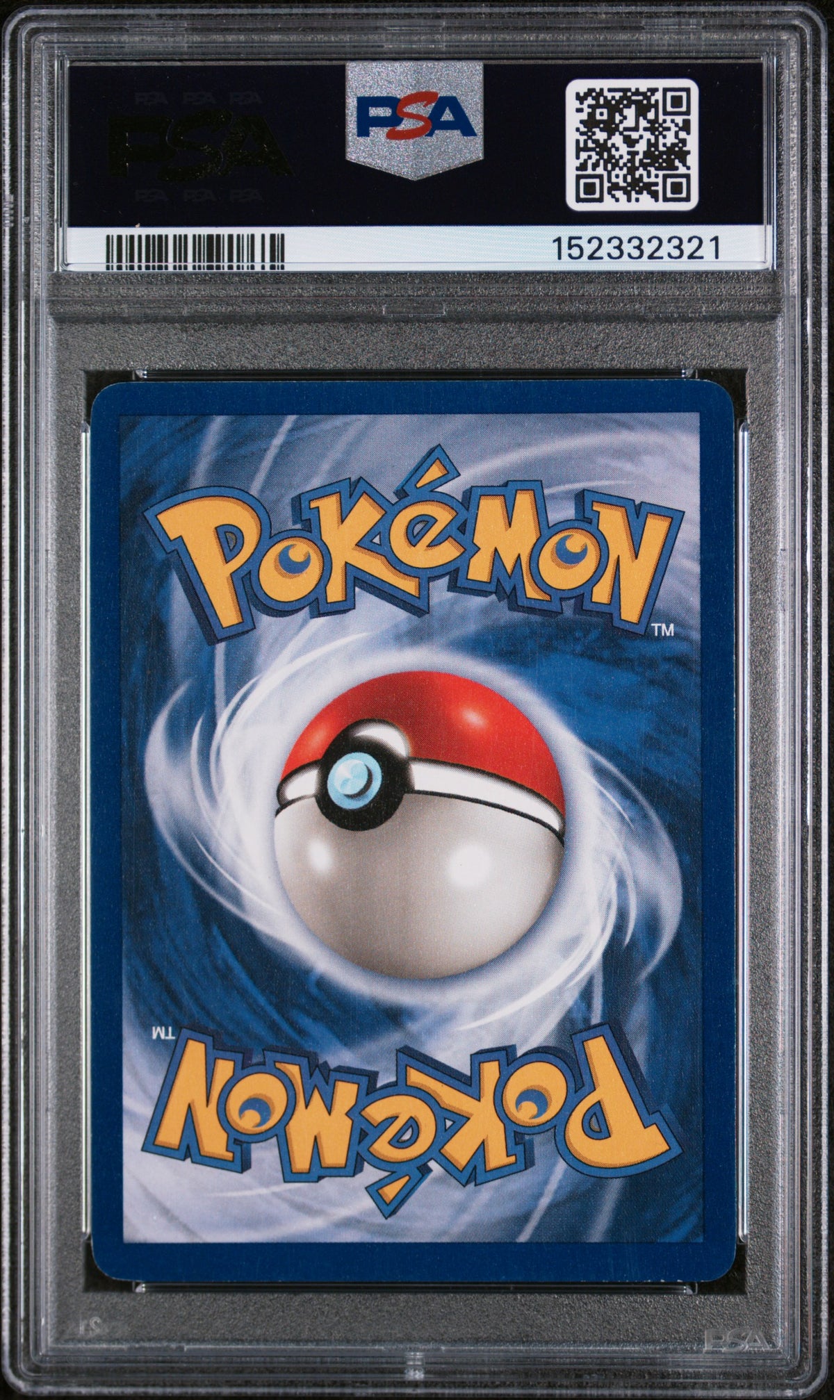 1999 GENGAR-HOLO #5 PSA 6 (back)