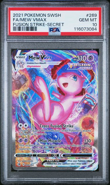 2021 FA/MEW VMAX #269 PSA 10 (front)