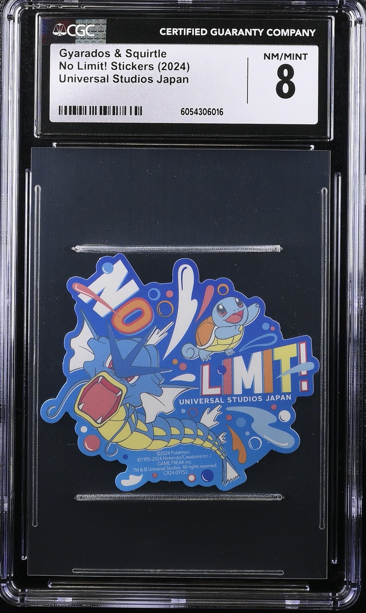 2024 Gyarados & Squirtle CGC 8 (front)