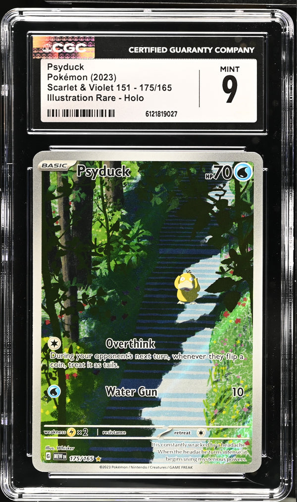 2023 Psyduck #175/165 CGC 9 (front)