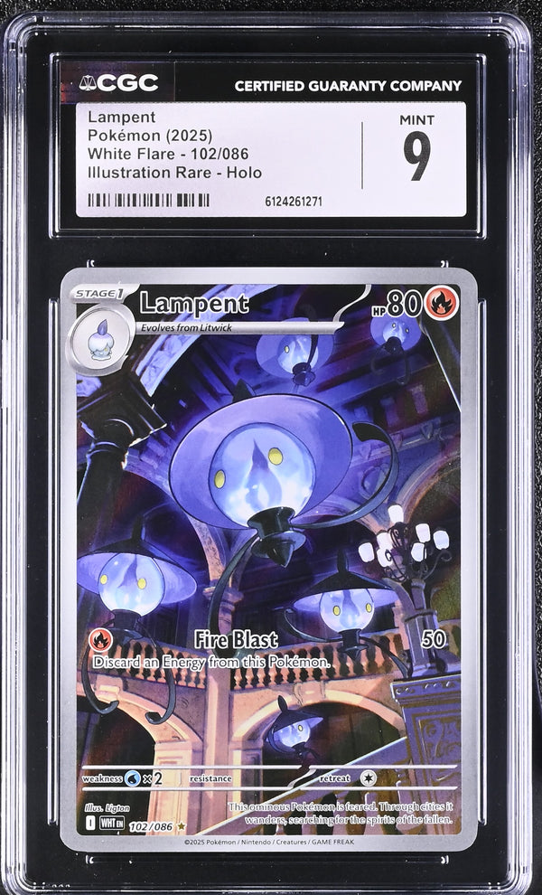 2025 Lampent #102/086 CGC 9 (front)