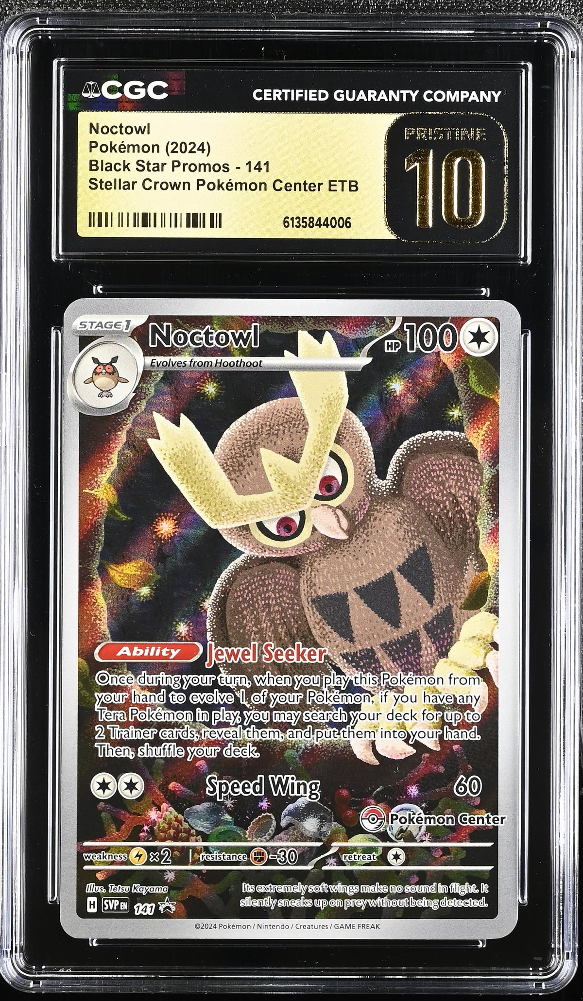 2024 Noctowl #141 CGC Pristine 10 (front)