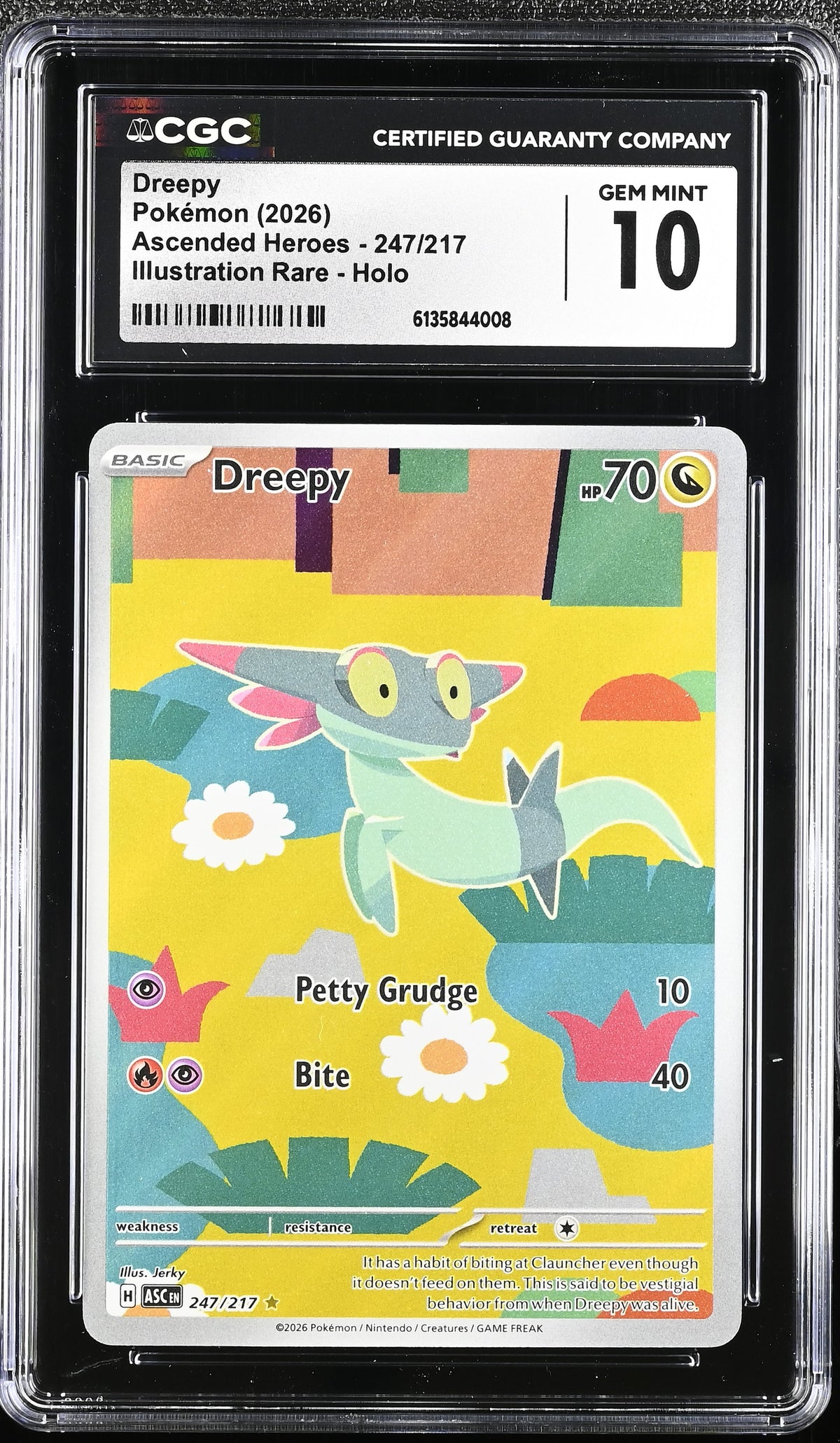 2026 Dreepy #247/217 CGC Gem Mint 10 (front)