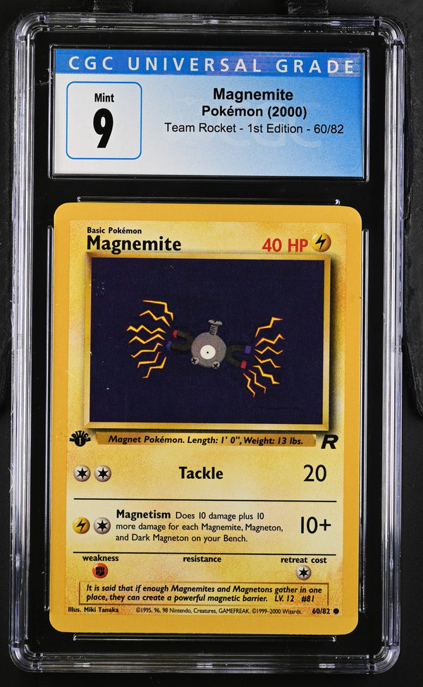 2000 Magnemite #60/82 CGC 9 (front)