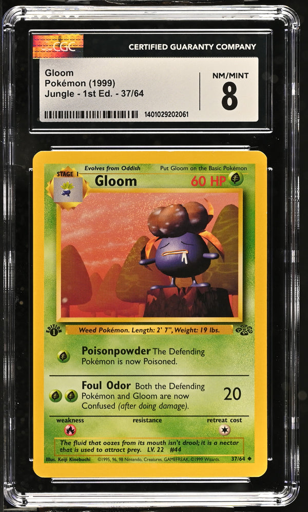 1999 Gloom #37/64 1st Edition CGC 8 (front)