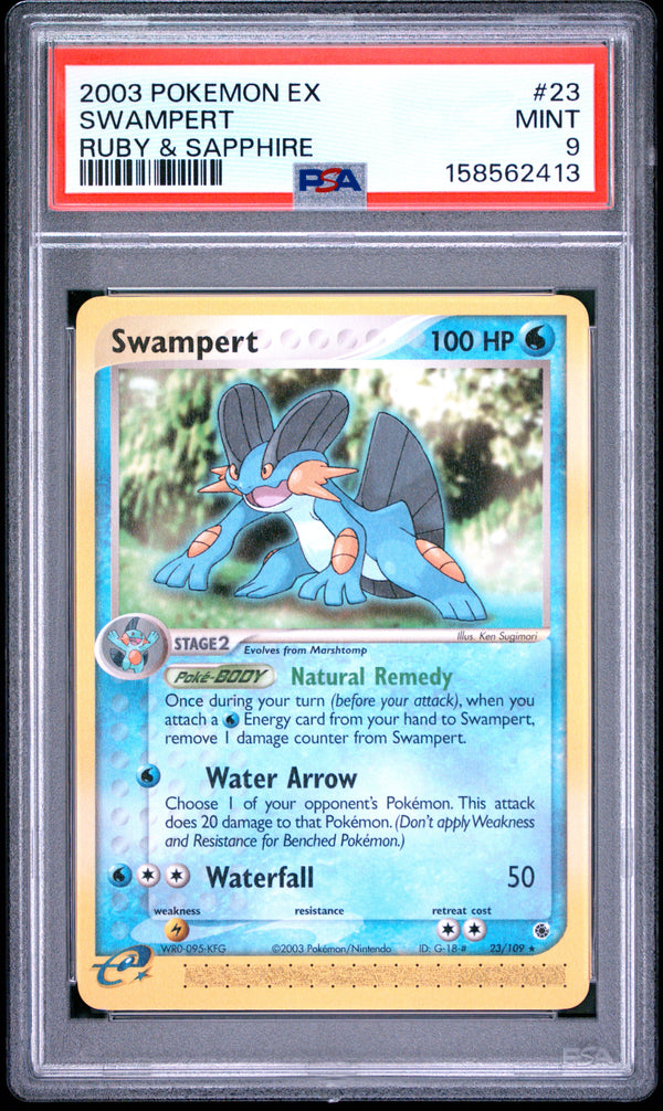 2003 SWAMPERT #23 PSA 9 (front)