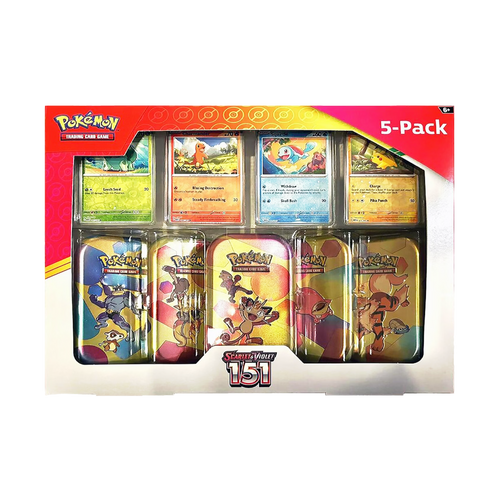 Costco Pokemon Scarlet & Violet 151 Mini Tin 5-pack – Evolve Card Shop