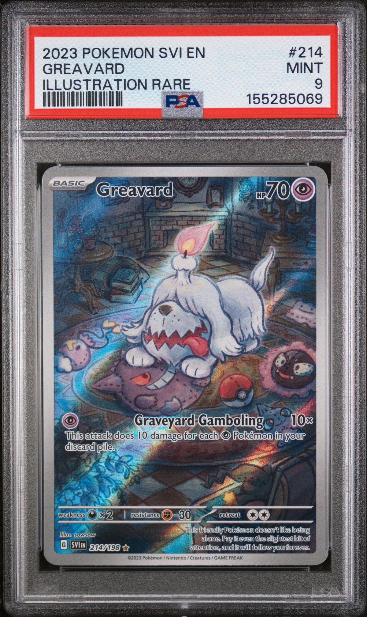 2023 GREAVARD #214 PSA 9 (front)