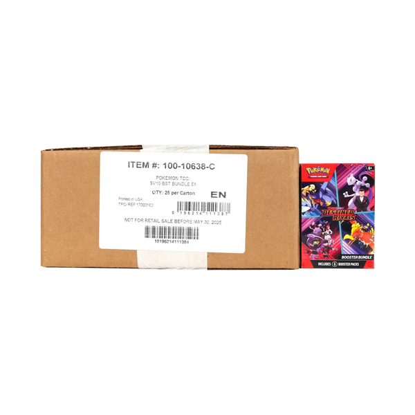 英語版 Destined Rivals ブースターバンドル Pokémon TCG: Scarlet & Violet-Destined Rivals Booster Display Box