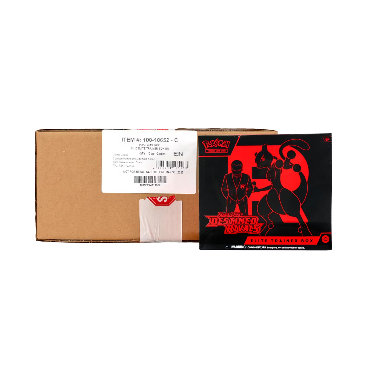 Destined Rivals Elite Trainer Box Case – Evolve Card Shop