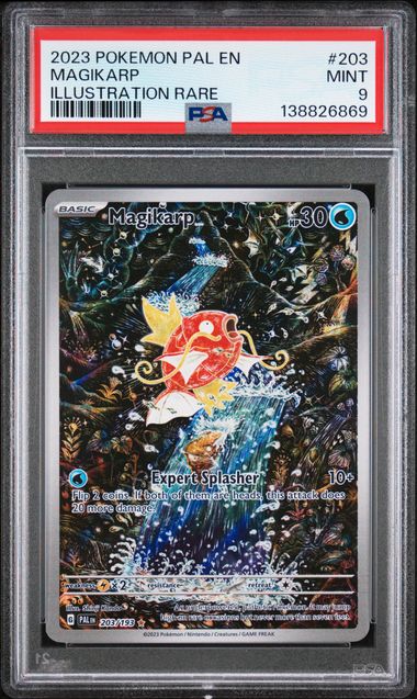 2023 MAGIKARP #203 PSA 9 (front)