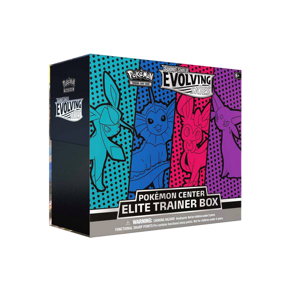 Evolving Skies Pokemon Center Elite Trainer Box [Glaceon/Vaporeon/Sylveon/Espeon] (Exclusive)