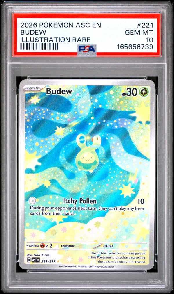 2026 BUDEW #221 PSA 10 (front)