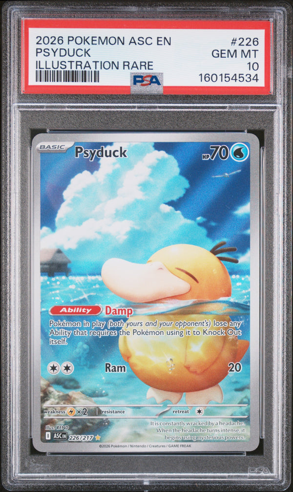 2026 PSYDUCK #226 PSA 10 (front)