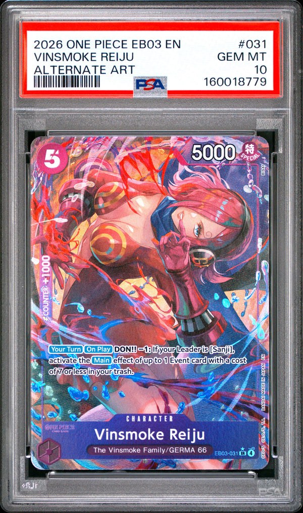 2026 VINSMOKE REIJU #031 PSA 10 (front)