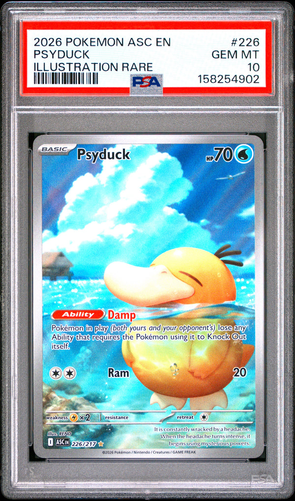 2026 PSYDUCK #226 PSA 10 (front)