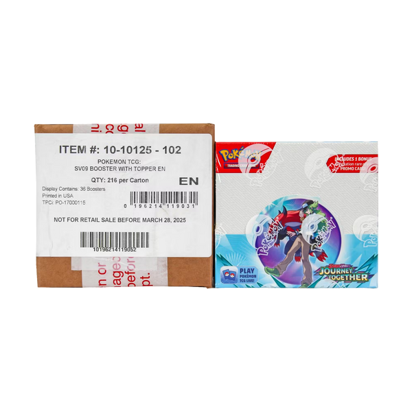 journey together booster box retail Pokemon packs are now available instore Usually limits apply with 5 packs per customer We are selling at too at 4.30 a pack with 4 dividers to keep it organized Pokmon Scarlet & Violet Journey