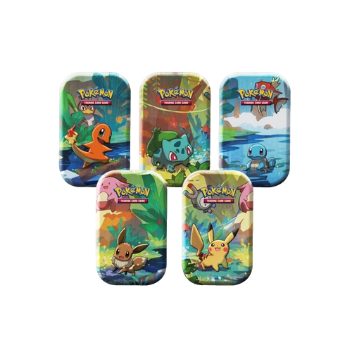 pokemon kanto booster pack Kanto Friends Mini Tin – Evolve Card Shop