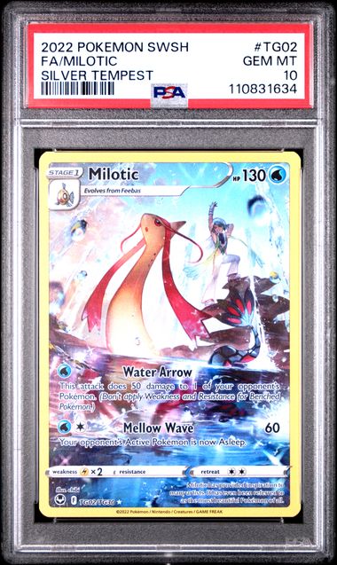 2022 FA/MILOTIC #TG02 PSA 10 (front)