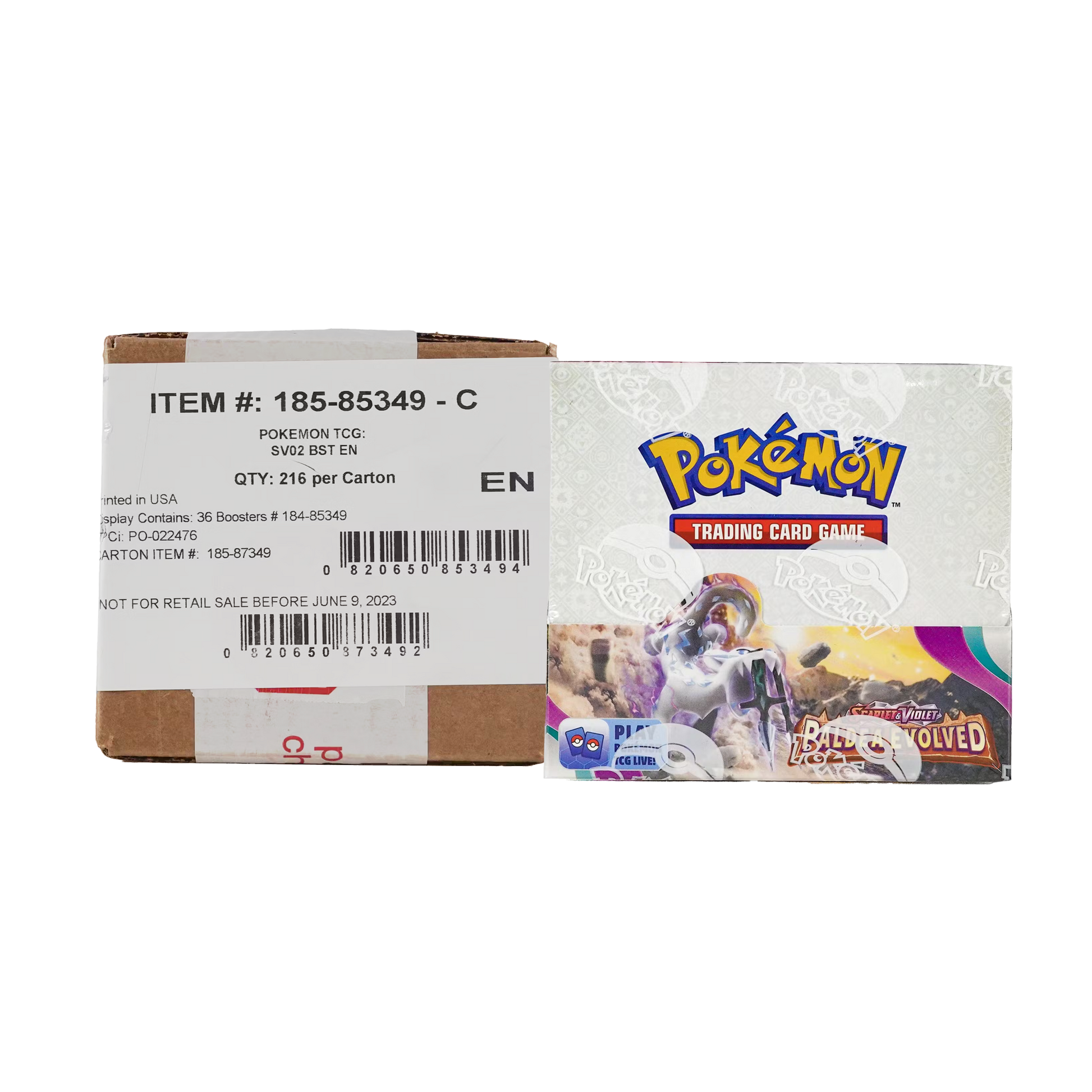 Paldea Evolved Booster 6-Box Case