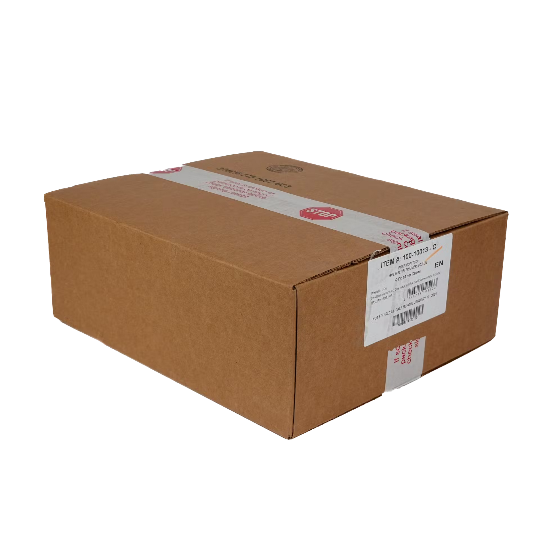 Prismatic Evolutions Elite Trainer Box Case